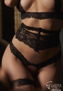 Luxxa BLAUER STRASS-STRING 2