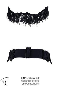 COLLIER RAS DE COU A CILS